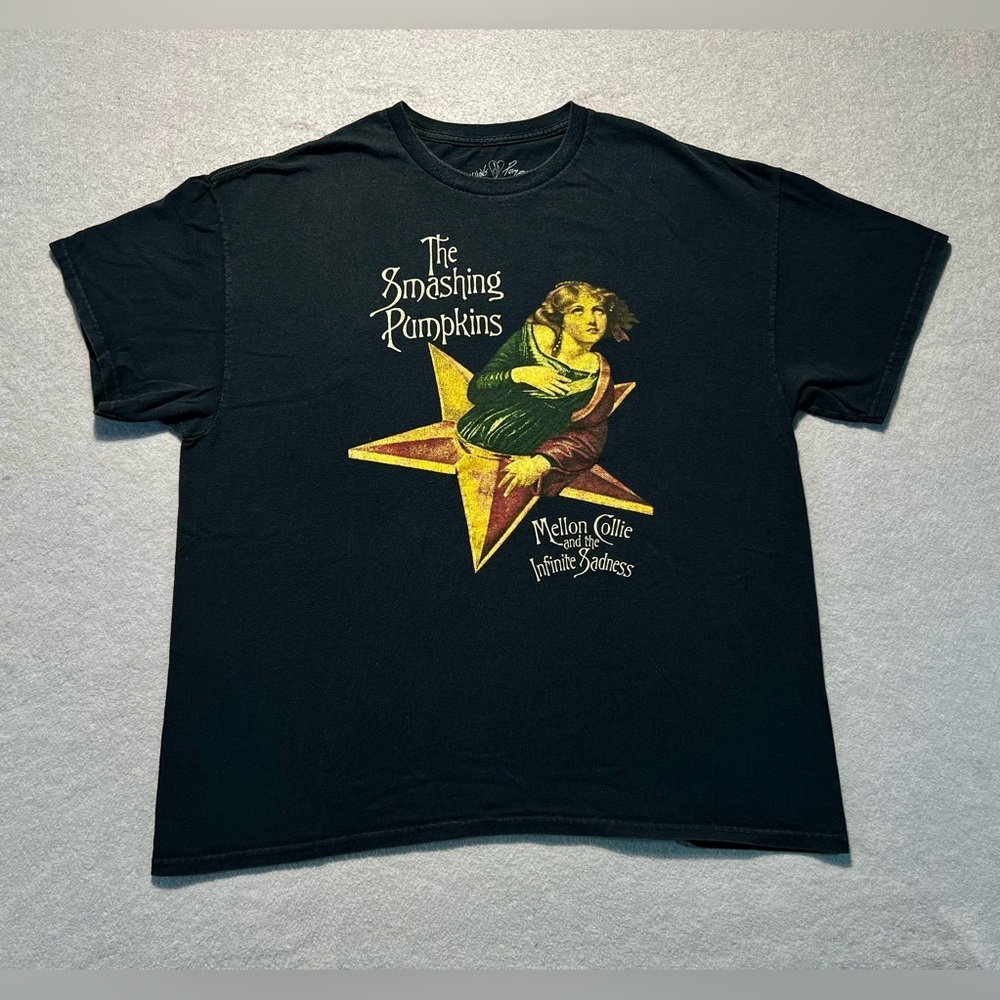 Smashing Pumpkins Mellon Collie T-Shirt XL Black Rock Band Tee 90s Style